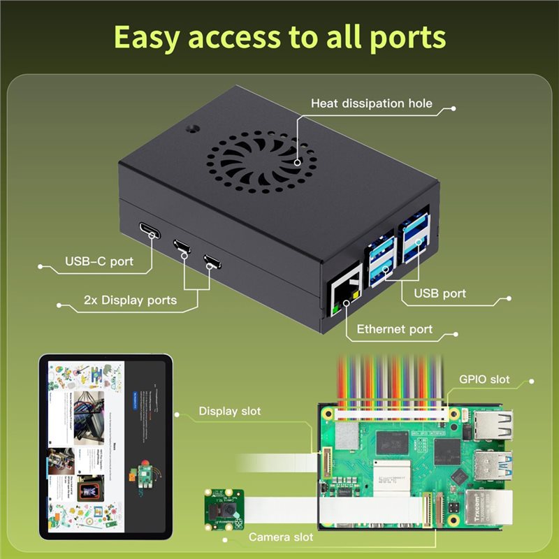 T23C – zestaw startowy Iraspte – Raspberry Pi 5 8Gb Kit recenzja i cena