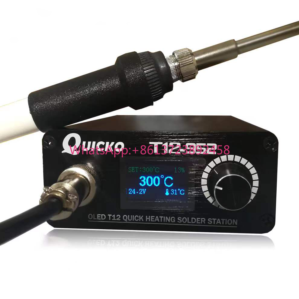 Szybko nagrzewająca się stacja – Soldering Station T12 Oled recenzja i cena