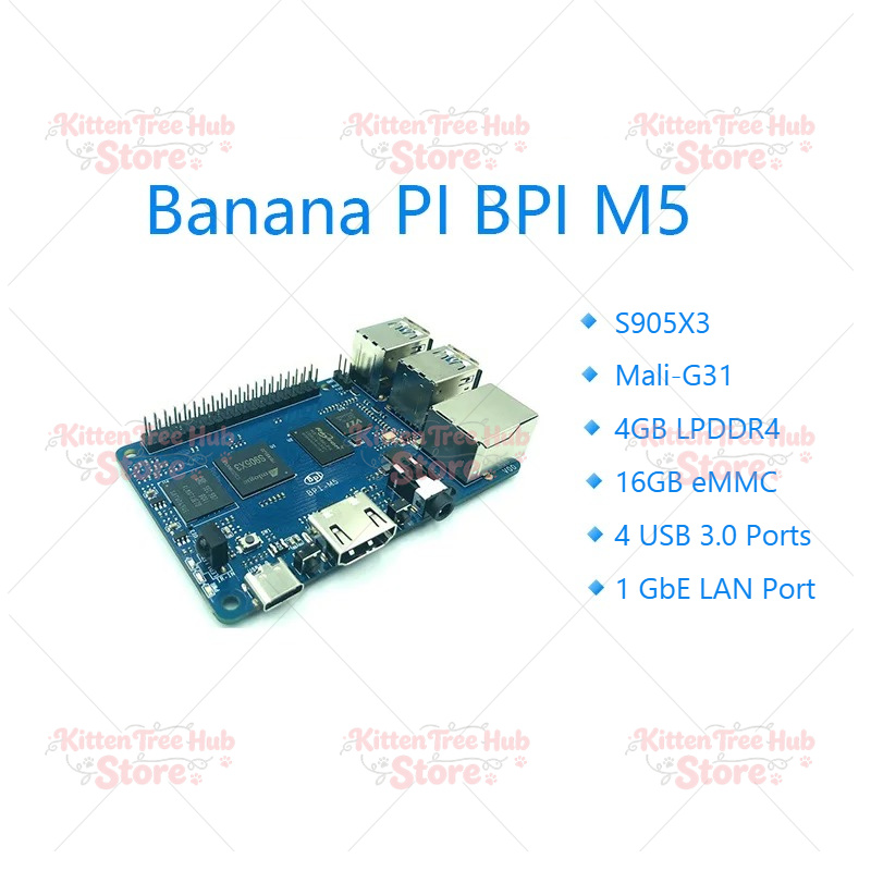 Komputer jednopłytkowy nowej g – Banana Pi Bpi-M5 recenzja i cena
