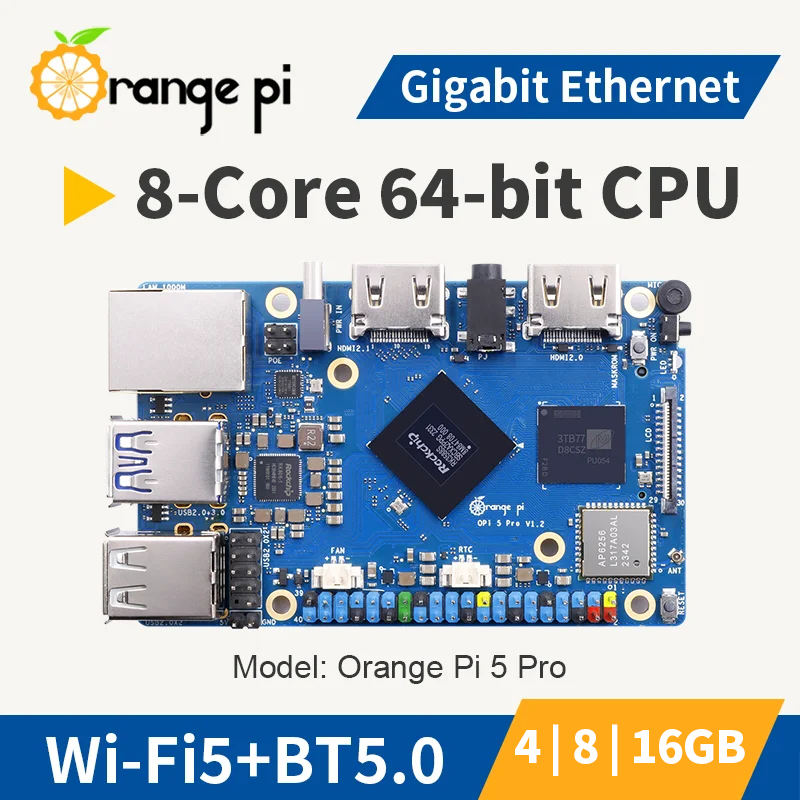 Orange Pi 5 Pro 16 8 4GB RAM L – Orange Pi 5 Plus 16Gb recenzja i cena
